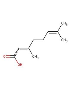 Astatech (Z)-3,7-DIMETHYLOCTA-2,6-DIENOIC ACID; 1G; Purity 97%; MDL-MFCD20542837
